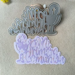 New Spanish mí comunión cutting die mould scrapbook decoration embossed photo album decoration card making DIY handicrafts