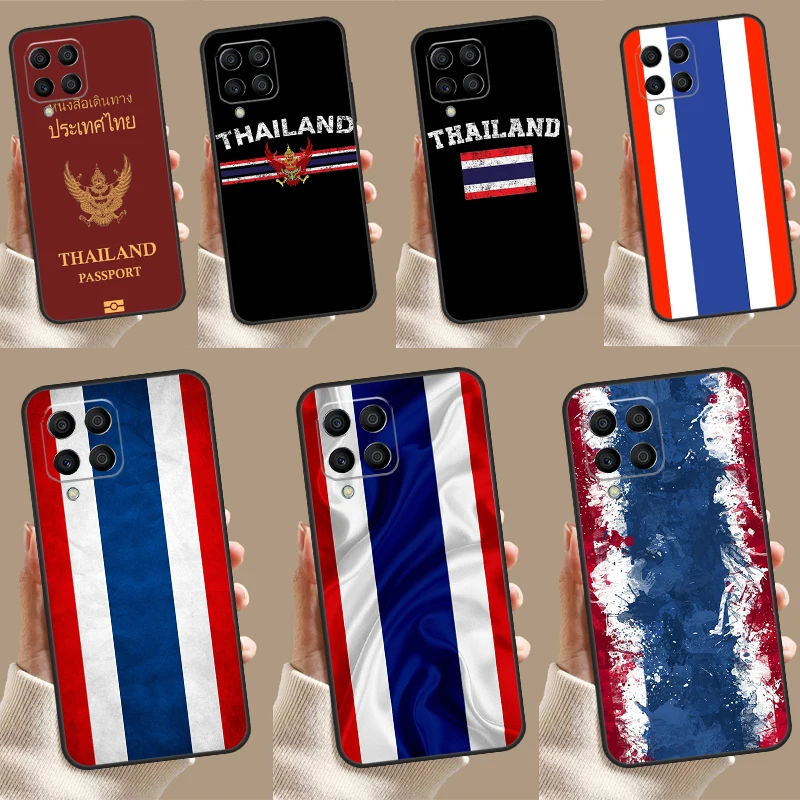 Thailand Flag Map For Samsung Galaxy M54 M34 M14 M12 M32 M52 M53 M33 M13 M20 M21 M51 M15 M55 M31s M30s Case