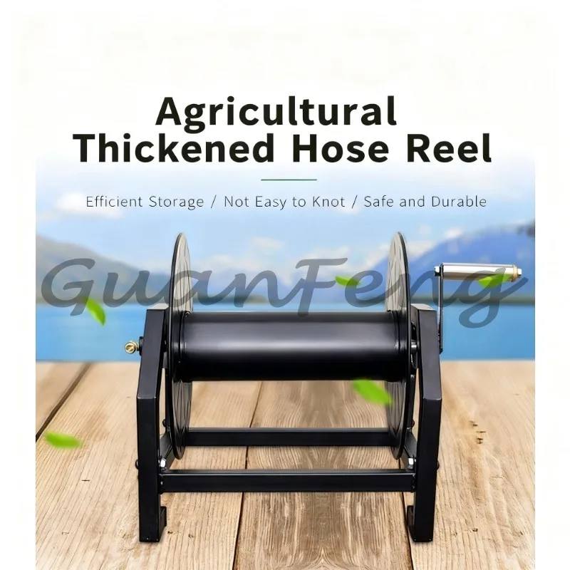 Electric Agricultural Hose Reel, High Pressure Water Pipe Electric Winding Device for Farm Irrigation Hose Storage