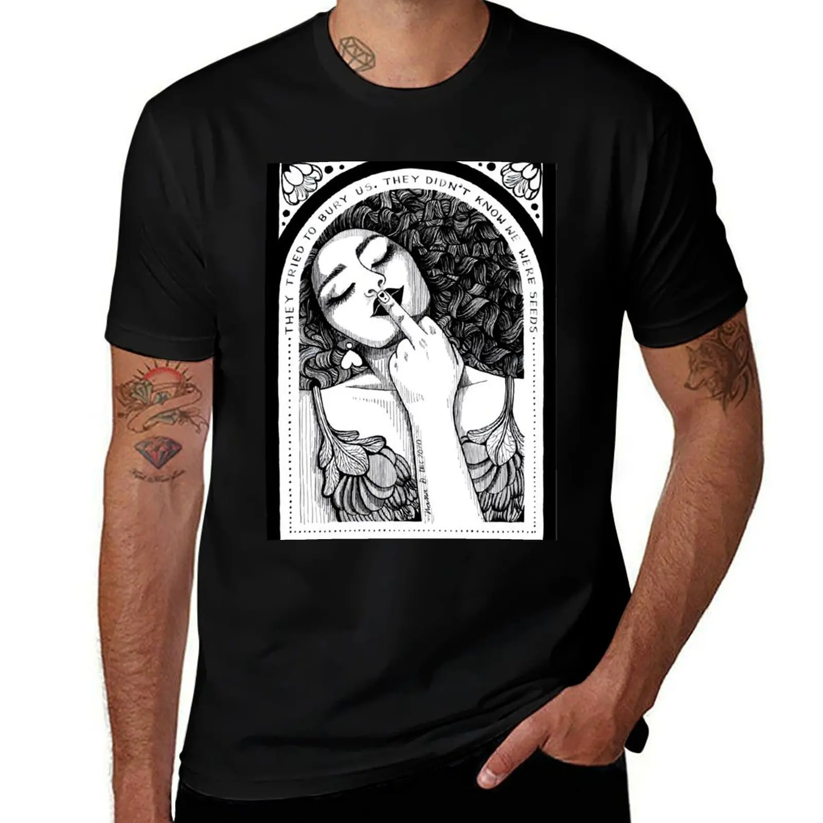 Honeywort T-Shirt Work Outdoor for Men T-Shirt