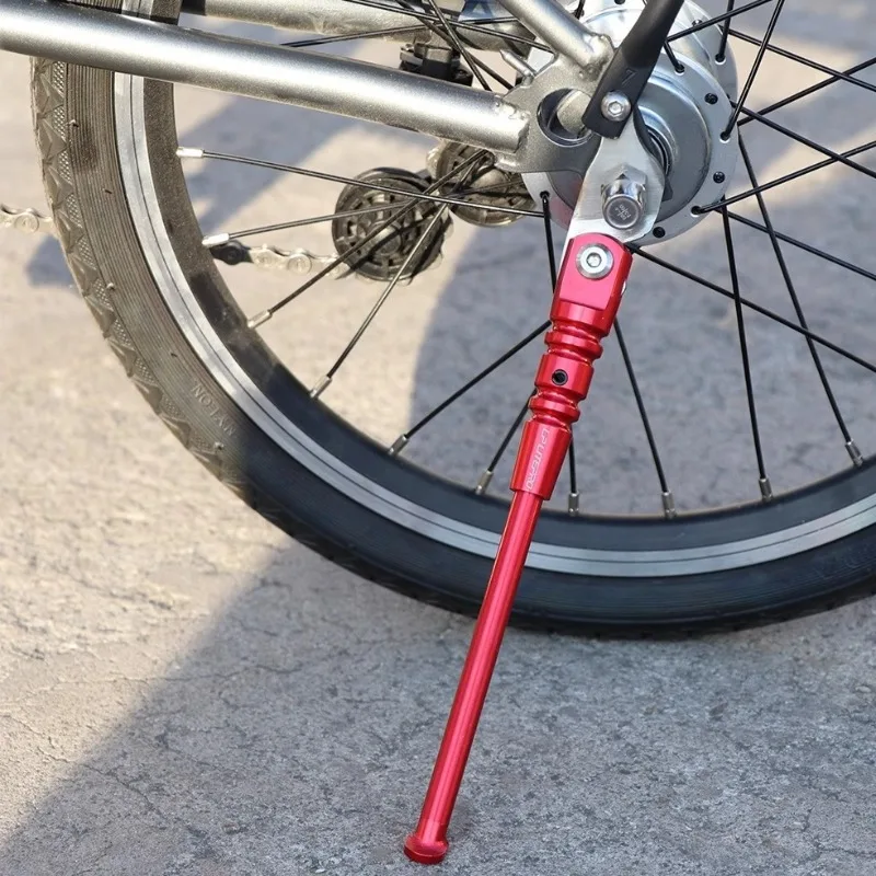 

Aluminum Alloy Bike Kickstand Stable Load-bearing Lightweight Anodizing Durable Anti-corrosive Bicycle Kickstand Bicycle Parts