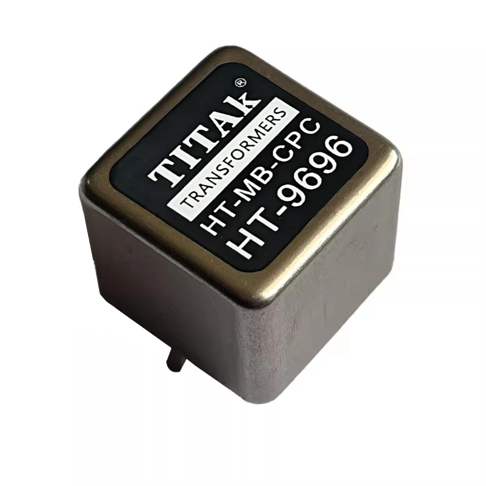 TITAK 1 Stück Permalloy Frontstufe Single-Ended-zu-Balanced-zu-RCA-Audiosignal-Isolationstransformator E9818 Silbergrau Permalloy – Detail 9