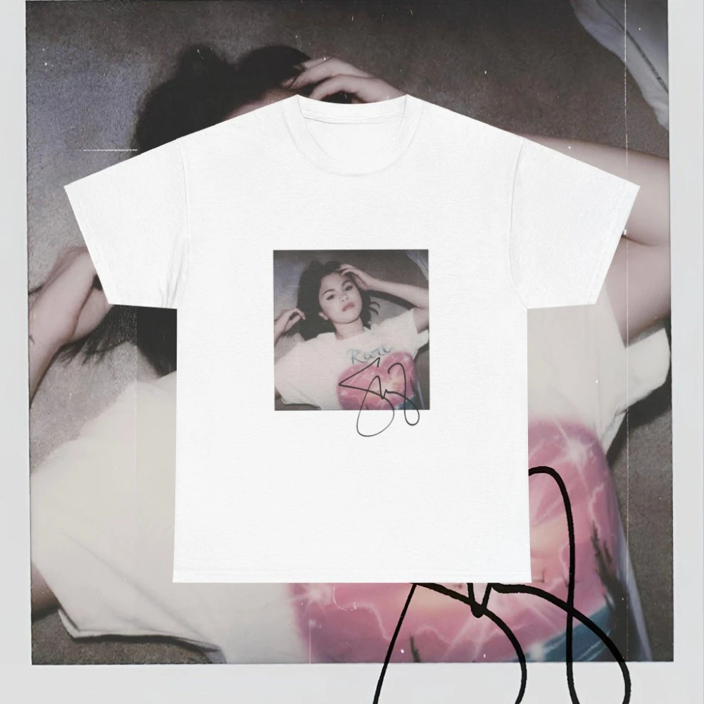 

Popular singer photo album T-shirts, unisex celebrity fan T-shirts pure cotton all-season casual loose tops for men and women.