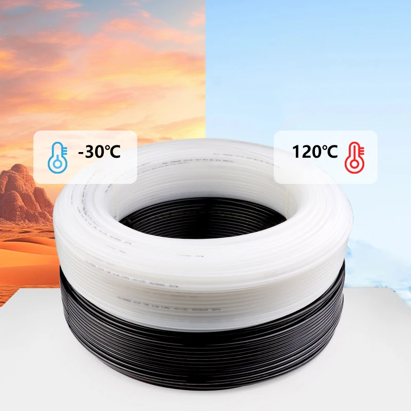 PA High Pressure Nylon Hose 2.5mm 4mm 6mm 8mm 9mm 10mm,Water Pump Tube Oil Pipe Clear Black