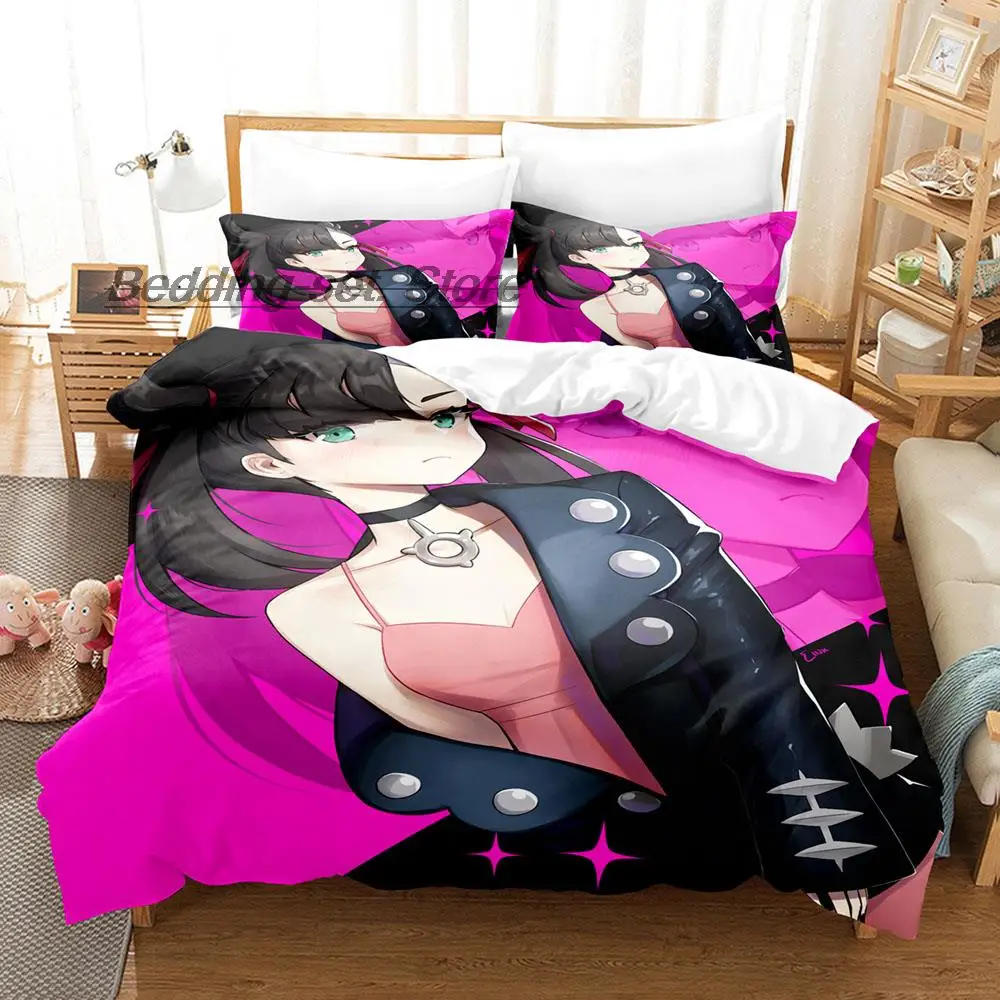 

Kawaii Marnie Bedding Set Single Twin Full Queen King Size Bed Set Aldult Kid Bedroom Duvetcover Sets 3D Anime Bed Sheet Set