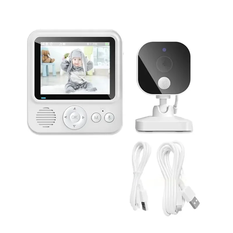 

Y45A-2.8Inch LCD Video Baby Monitor 2.4G Wireless Security Baby Camera 2-Way Talk Night Vision Temperature Baby Cry Alarm
