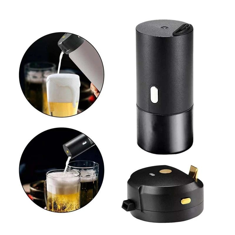 Mousseur de bière en canette, Machine à mousse Portable, à usage spécial pour la bière en canette, Machine à mousse, serveur de bière, lavable