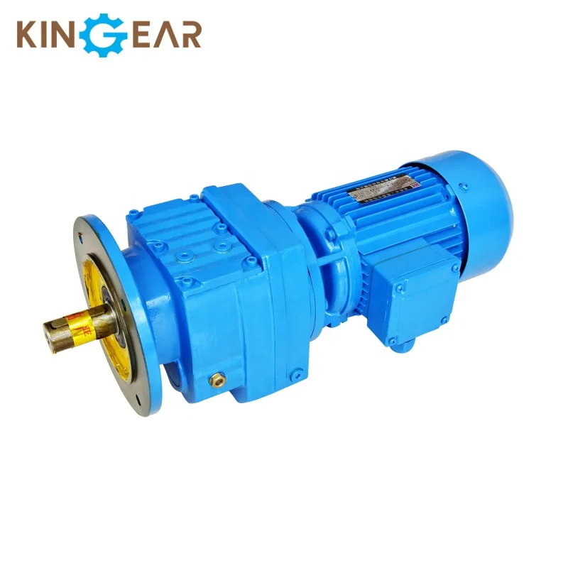 Germany Type  3KW Helical Gear Reducing Motor 1500rpm 400V/480V Three-Phase Solid Shaft Output with Competitive Price