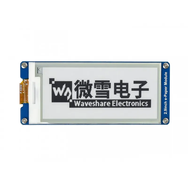 296x128, 2.9inch E-Ink display module，2.9inch e-Paper Module