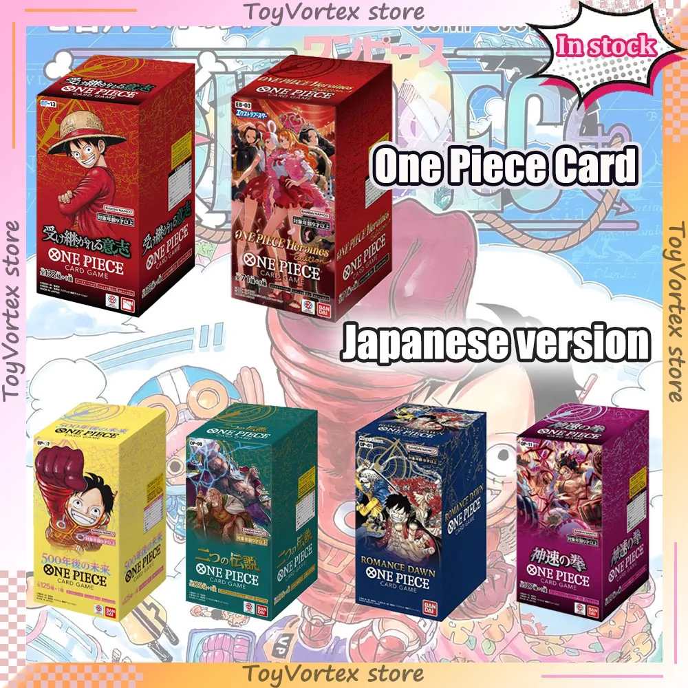 Bandai – carte une pièce authentique OPCG God OP01-OP13 EB01-EB03 PRB01-PRB02, Version japonaise, Collection de cartes, jouets, cadeau, en Stock