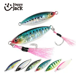 2025 15g30g40g Slow Pitch Jig Sea Bass Salterwater Inshore Artificial Bait with Assist Hook TunaNew Glow Fishing Lure Casting