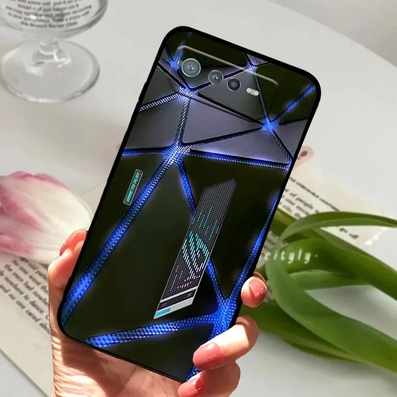 Para ROG Phone 6 Pro funda ROG6 ROG7 moda de lujo silicona TPU funda de teléfono suave para Asus ROG Phone 7 Fundas protectoras Coque