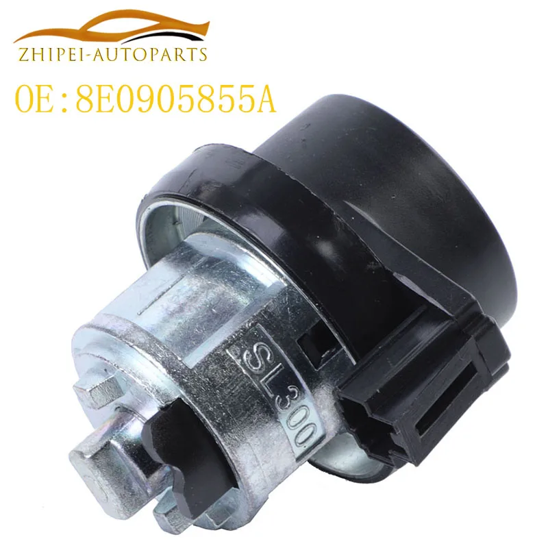 8E0905855A Ignition Switch Lock Barrel Cylinder&key Car 6L0905855D For VW Golf 5 Jetta 3 T5 Transporter Caravelle Skoda Octavia