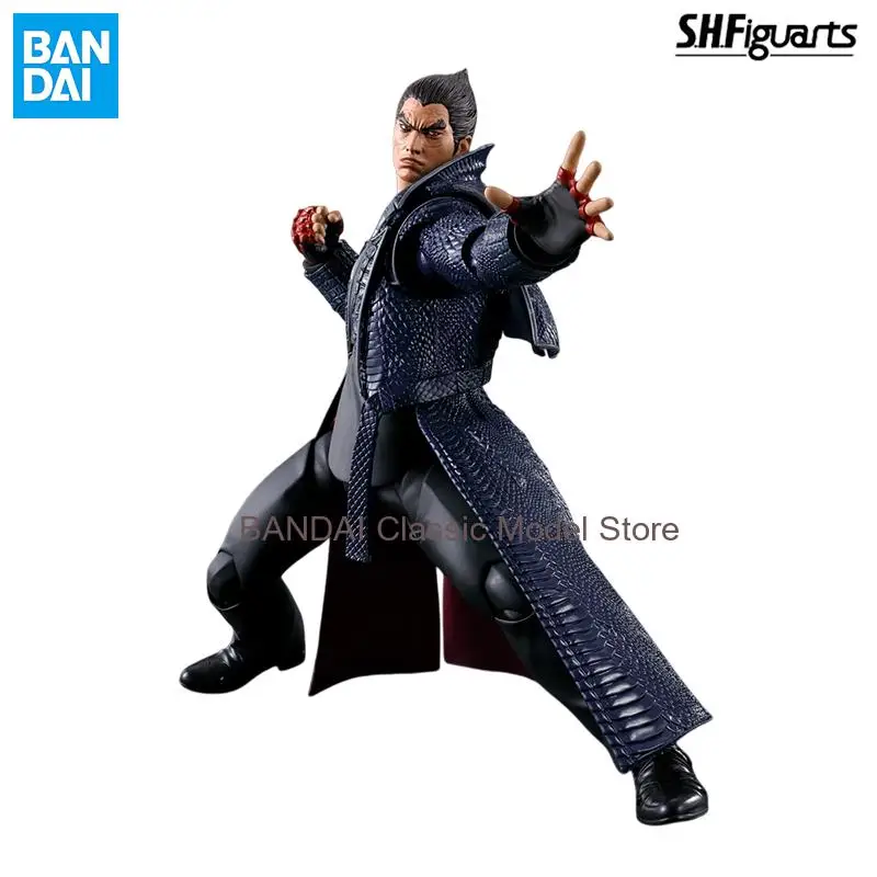 

Оригинальная фигурка Bandai SHF Tekken 8 KAZUYA MISHIMA, 15 см, аниме-фигурка, коллекционная модель, игрушки, украшения, подарки для детей и взрослых