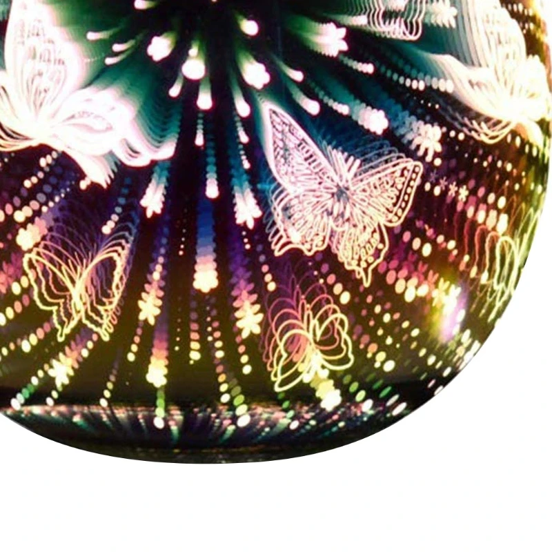 3D زجاج كهربائي رائحة الناشر الألعاب النارية مصباح رائحة، للهواء النقي، مزيل الروائح الكريهة