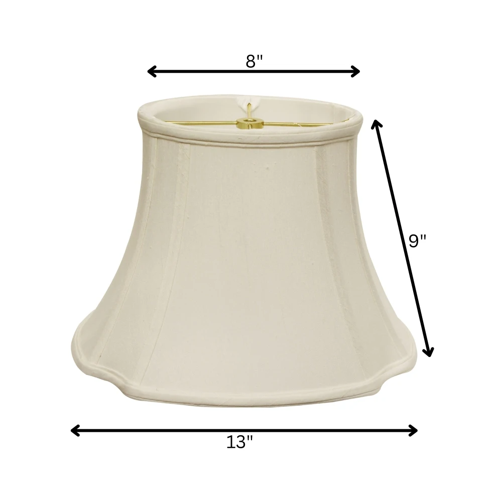 مائل مقلوب الزاوية البيضاوي Softback عاكس الضوء الأبيض شانتونغ النسيج مع غسالة مجرب لطاولة مصباح غرفة نوم غرفة المعيشة ديكور