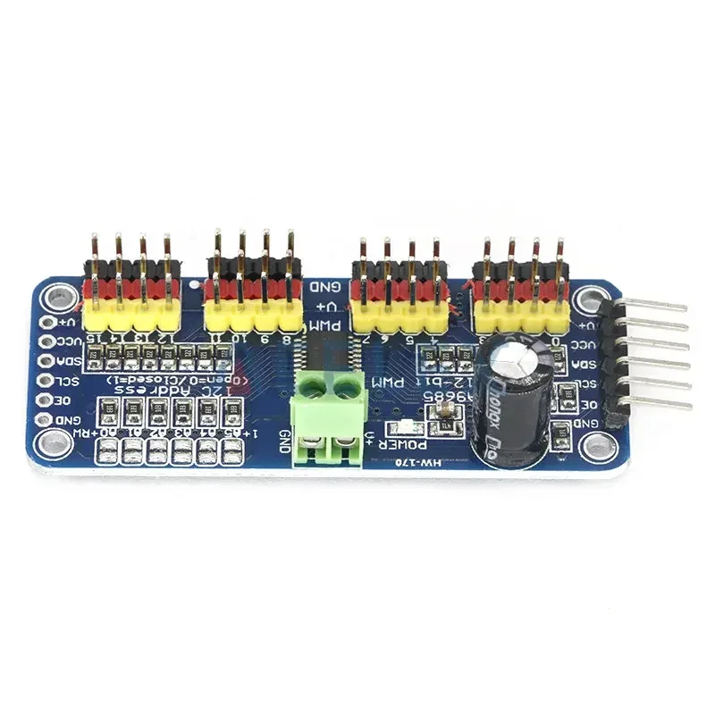16 Channel 12-bit PWM/interface de Driver-I2C servo PCA9685 module pi bouclier module servo bouclier