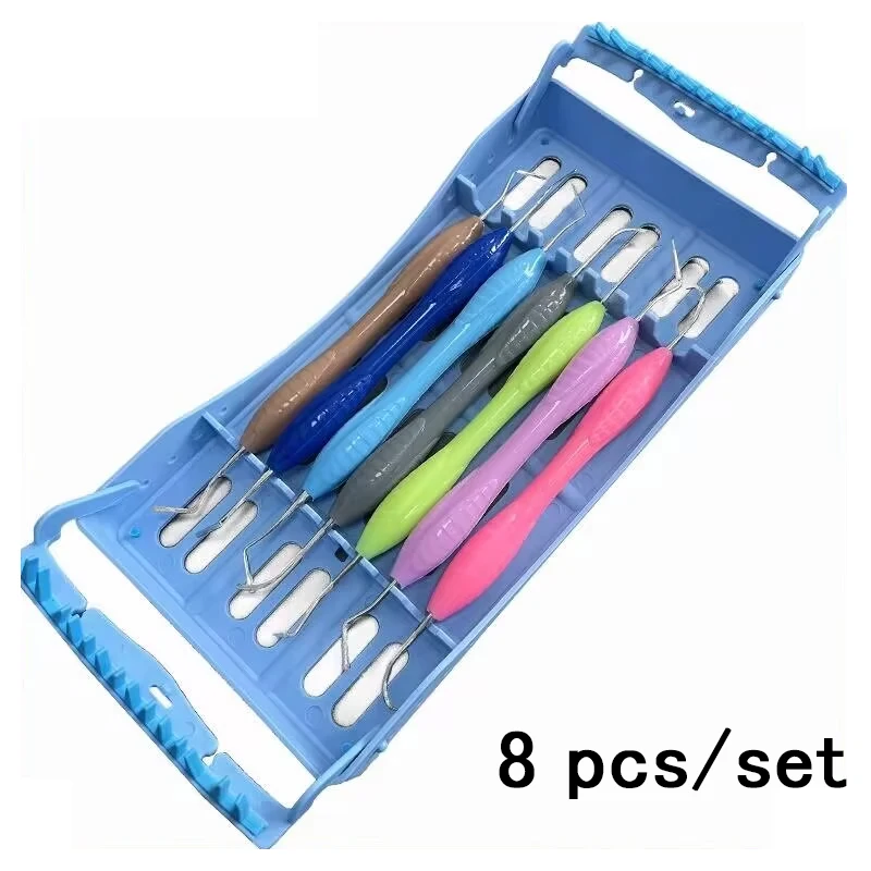

7pcs/set Dental Composite Resin Filling Spatula Aesthetic restoration Set Resin Filler set Dental Tool Restoration Spatula