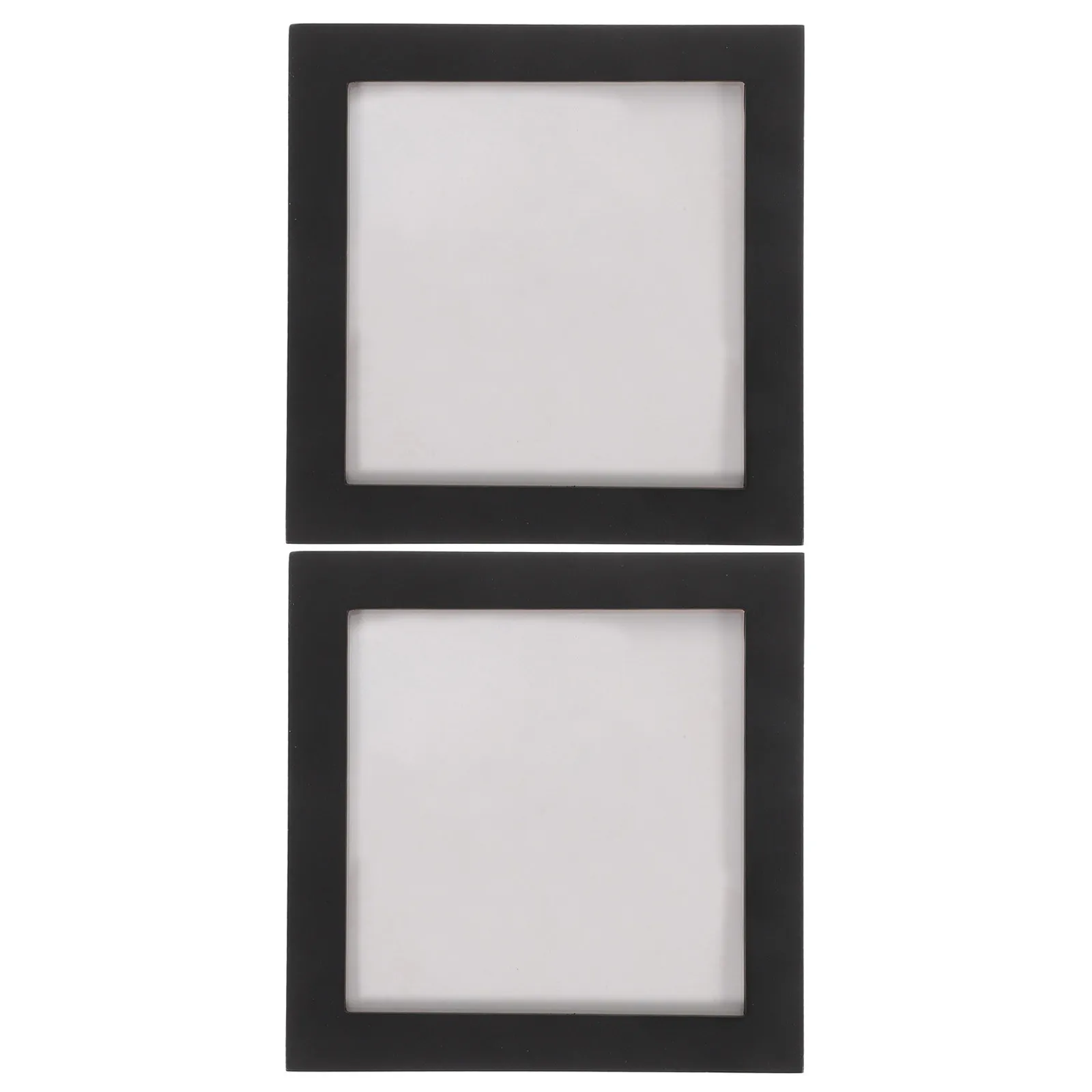 2Pcs Cd Album Display Case Vinyl Record Frame Storage Holder for Music Movie Collection Desk Wall Mount Wood Media Disc Box