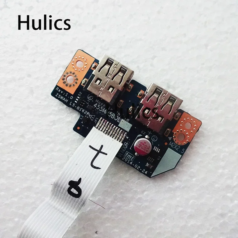 Hulics Used For Acer Aspire E5-511 E5-521 E5-571 E5-511G E5-521G E5-571G B162P LS-B162P USB Board With Cable