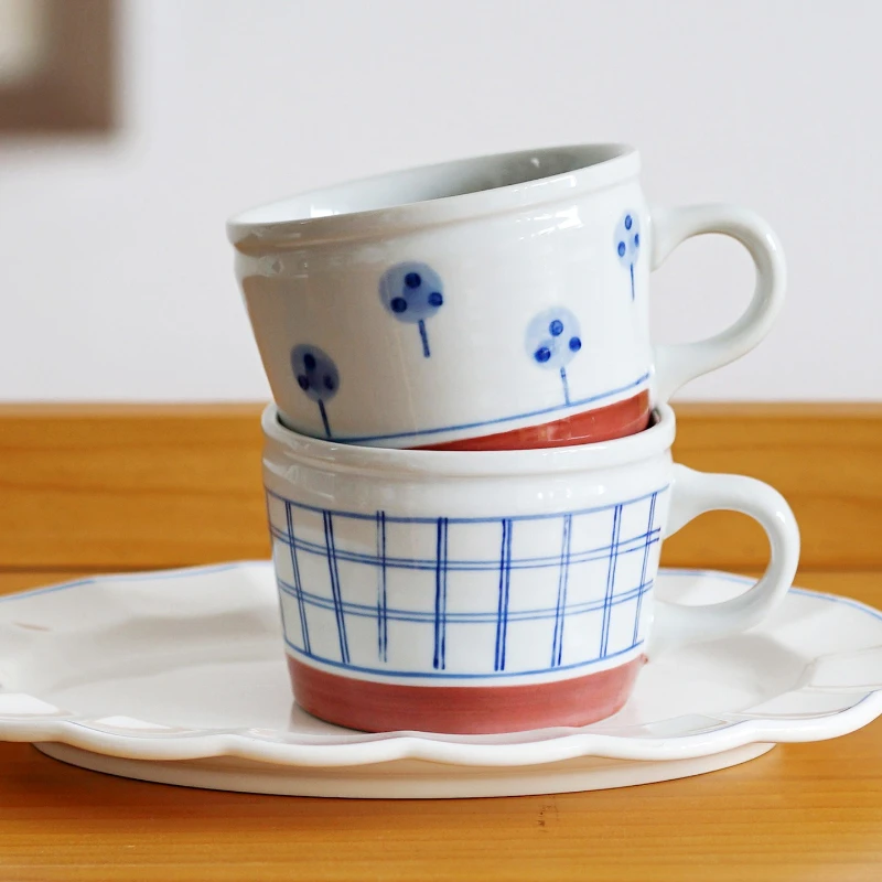 250ml Japanese Style Ceramic Mug, Office Desktop Drinking Cup, Home Personal Kung Fu Tea Mug, Breakfast Milk Cup, Microwaveable