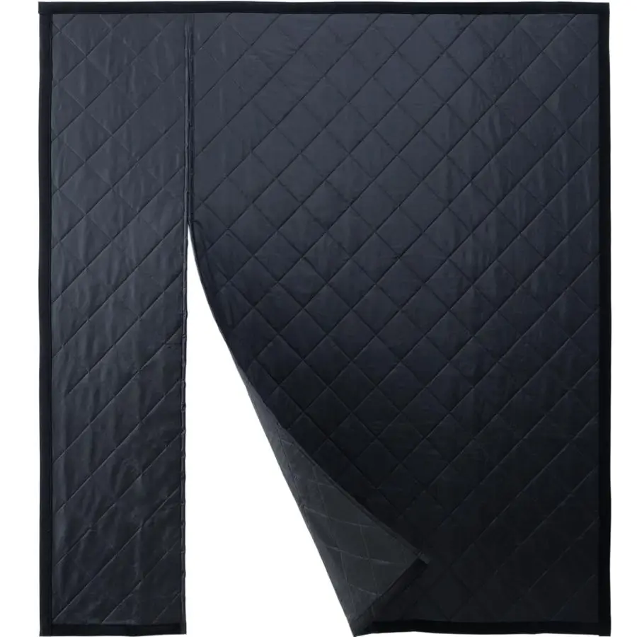 

Широкая магнитная термоизоляционная дверная штора для зимы, утолщенная, из полиэфирного волокна и прочной ткани Оксфорд, временная оконная перегородка