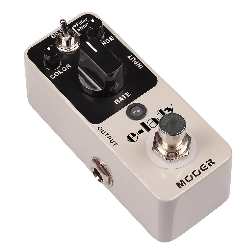 

MOOER E-Lady Guitar Effect Pedal Analog Flanger Effect 2 Modes (Normal/Filter) True Bypass Pedal MLF2 Pedal Guitarra Accessories