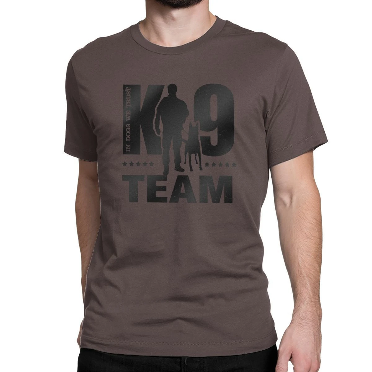 K9 Team K9 Unit Malinois T Shirts Men Pure Cotton camisetas  Casual T-Shirt Anime Belgian Dog Tees Graphic Clothes Graphic