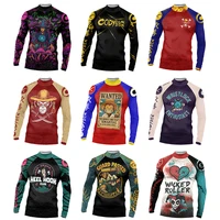 Cody Lundin Producter hombres impresionante deportes Jiu jitsu No Gi Rashguard Upf 50 + ciclismo correr cuello alto compresión gimnasio camisetas