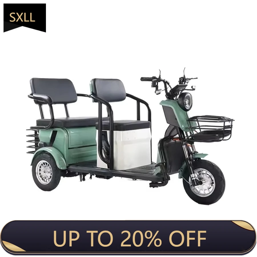 

SXLL 48V 1000W Motorized 3-Wheel Electric Tricycle Motorcycle Closed Body Electric Roof Vehicle 90km Driving Mileage For Sale