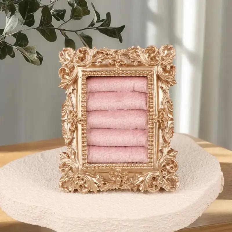 

Classic Fashion Square Stand for Ring-Earring Show, Storage Tray, Store Window Ornament, Photographic Prop