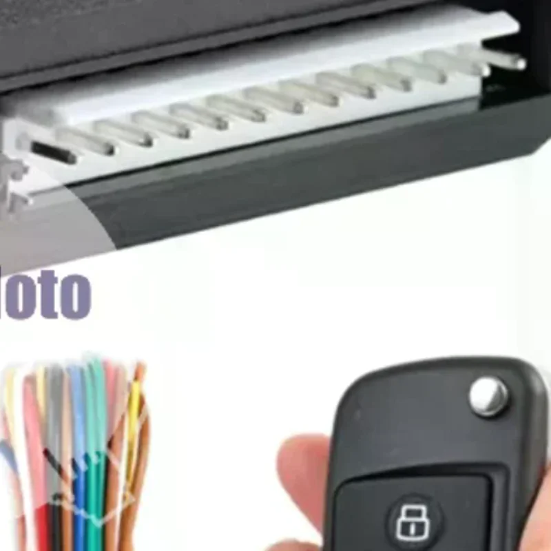 Universal Car Remote Central Kit Door Lock Locking Vehicle Keyless Entry System Door Security Control Key Keychain Long Distance