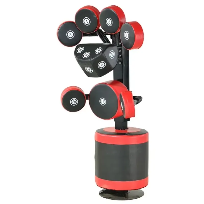 

Smart Boxing Wall Trainer Leather Dummy - Home Fitness Device with Light & Music for Children’s Sports