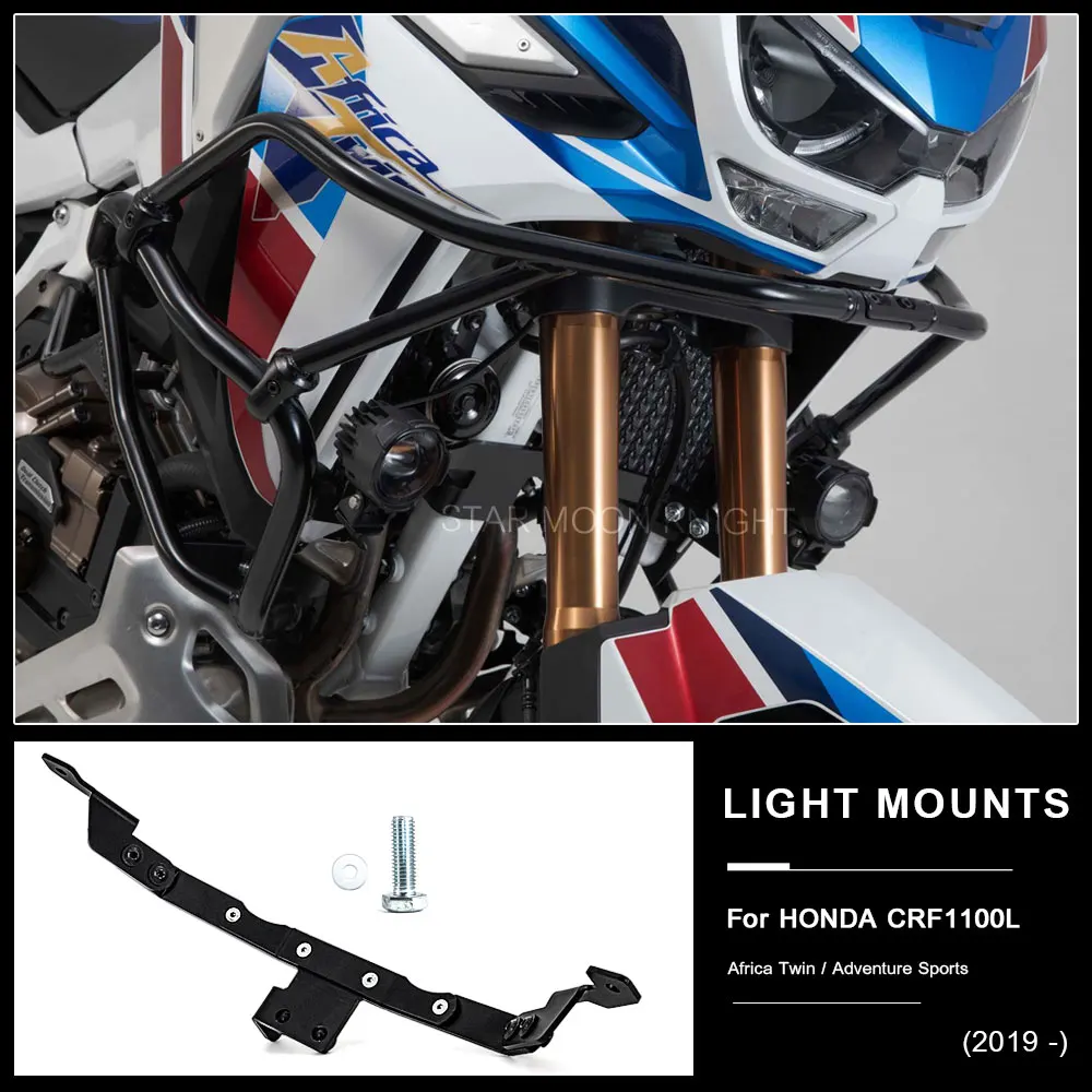 

Auxiliary Fog Light Bracket For Honda Africa Twin CRF 1100 L CRF1100L CRF1100 ADV Adventure Sports 2019 Driving Spotlight Holder