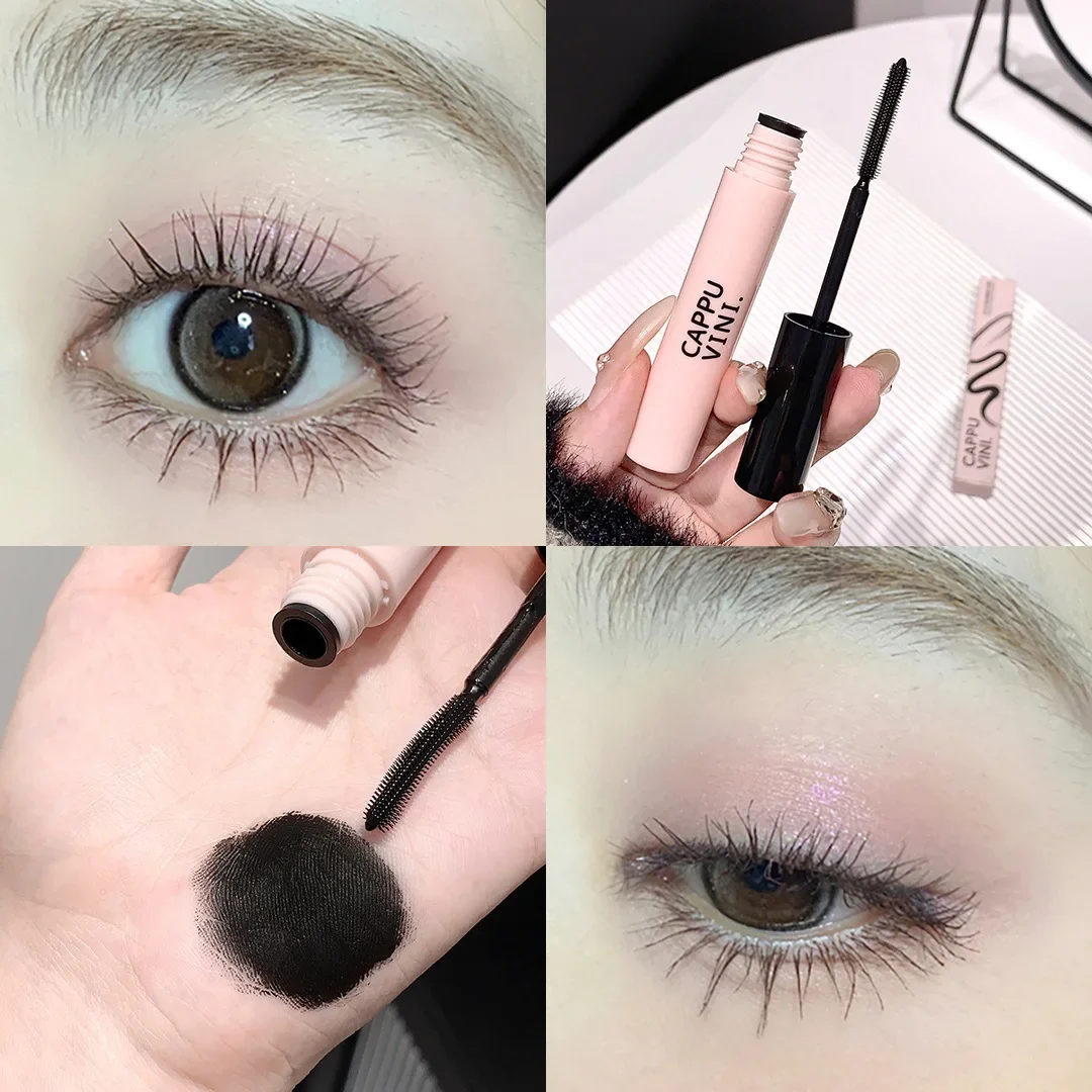 Mascara de maquillage, Extension de cils noirs et bruns, imperméable, ne se décolore pas, liquide de teinture, Volume, cosmétique longue tenue