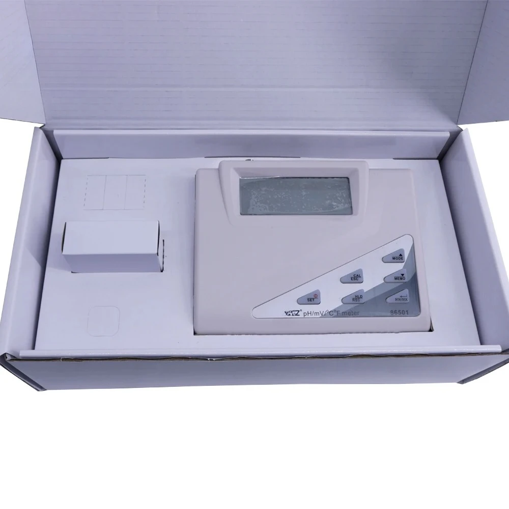 AZ86501 Benchtop Laboratory PH Meter 0.00~14.00 Digital PH/mV/Temp.Meter Multifunction Water Quality Meter