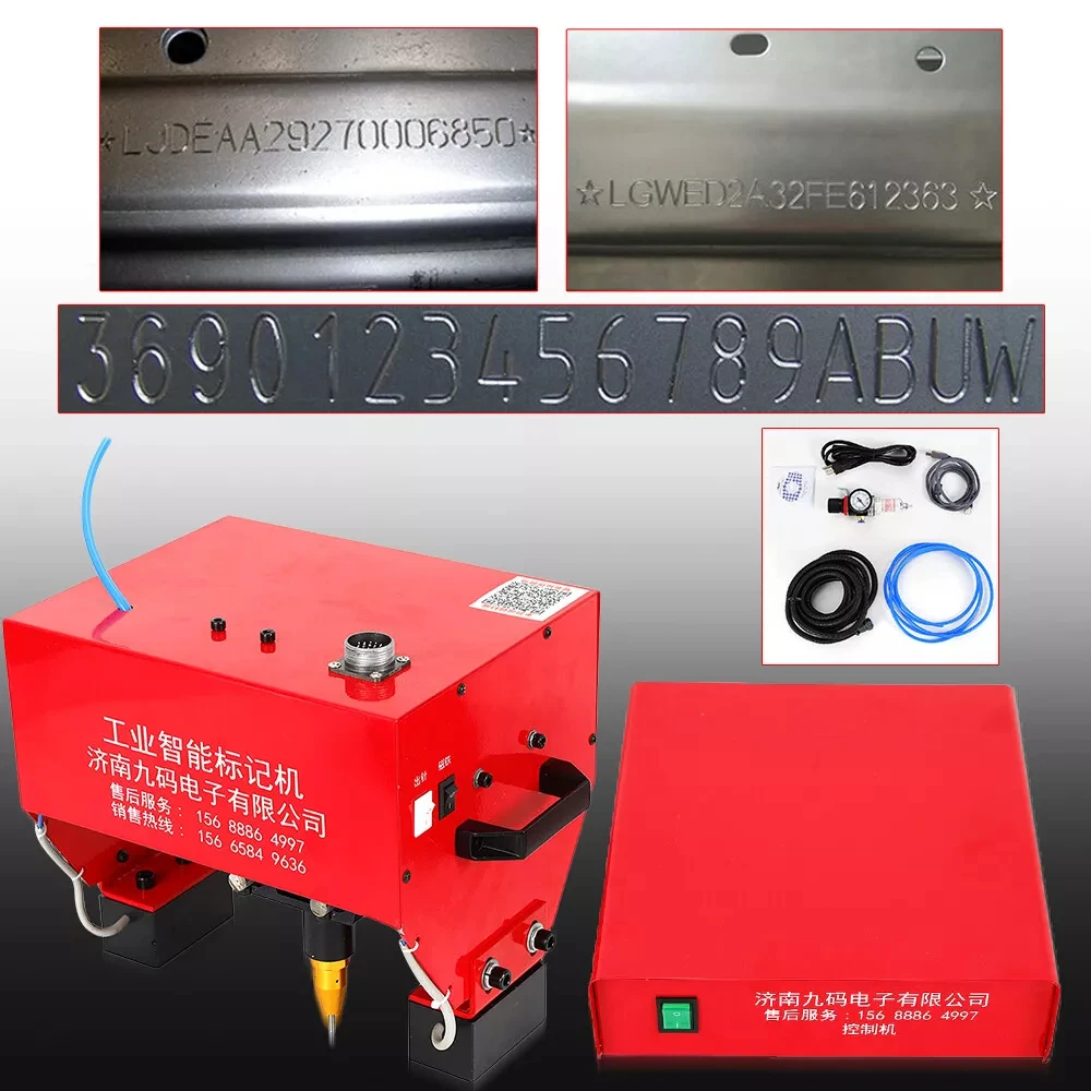VIN Code Numbers Marking Pneumatic Dot Peen Engraving Machine for Metal