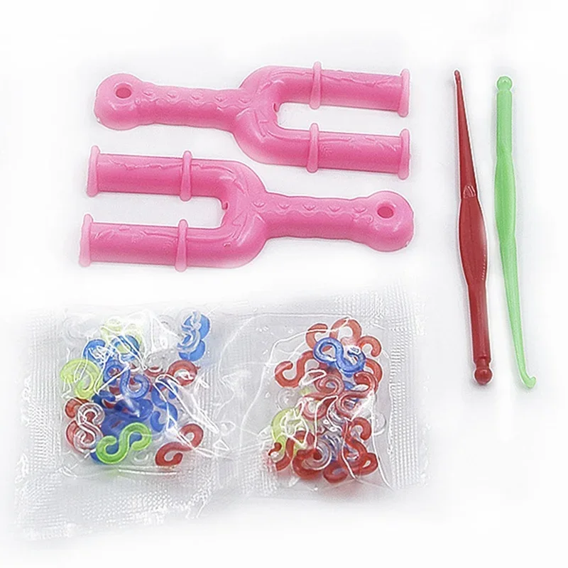 DIY Multi-function Rubber Band Weaving Colorful Bracelets Loom Bands Kits for Children Arts & Crafts, DIY Toys