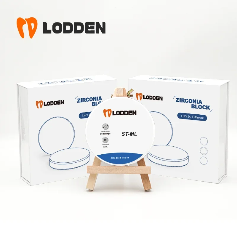 LODDEN Dental wielowarstwowe bloki cyrkonowe ST-ML 98x16mm CAD CAM materiały stomatologiczne otwarty system wytrzymałość ≥1200Mpa Vita 16