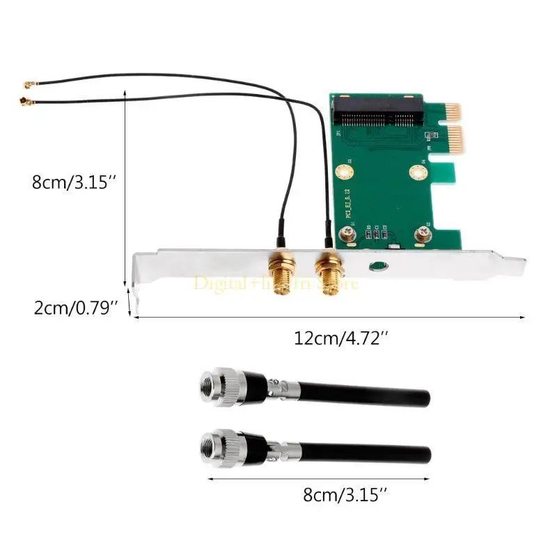 

E06D Wi-Fi Adapter Mini PCI Express Connector к беспроводной сетевой карте PCI-E 1X PCIE