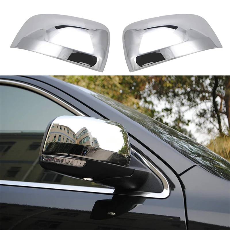 

Side RearView Mirror Cover Caps For Dodge Durango SUV 2011 2012 2013 2014 2015 2016 2017 2018 2019 2020 2021Carbon Fiber Chrome