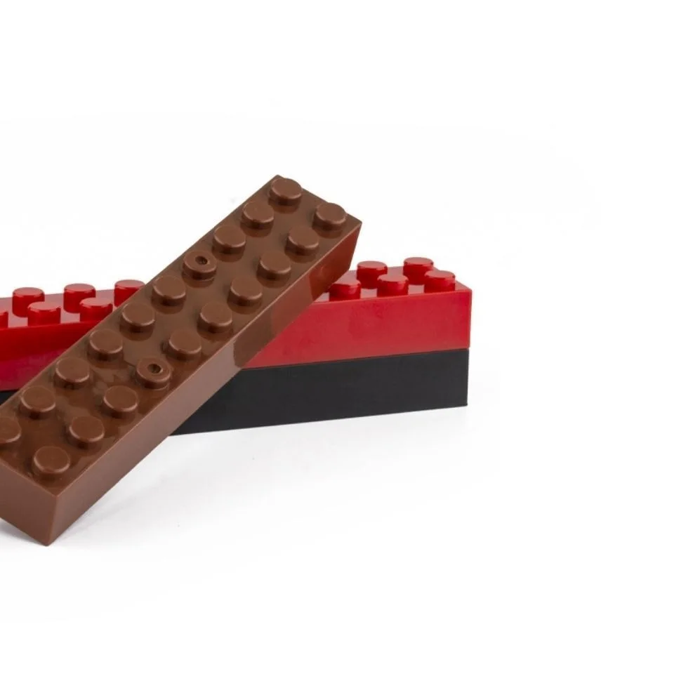 10 pçs/set 2x10 tijolos grossos coloridos em massa educação criativa montado moc 3006 tecnologia diy edifícios bloco brinquedo acessórios