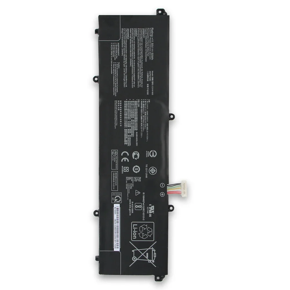 New Replacement Battery C31N1905 For ASUS S5600F S433FL S521FA S533F ADOL14FLC S4600F Rechargable Batteries 4335mAh 50Wh 11.55V