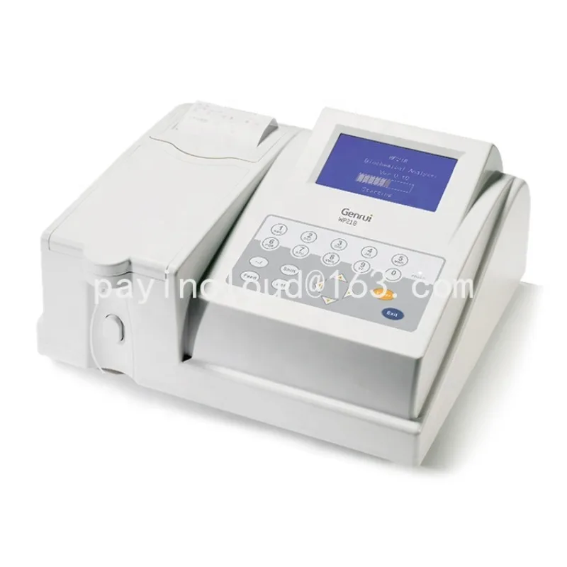 

2022 New Good Quality Genrui WP21B Multi-language Touch Screen Semi Automatic Biochemistry Analyzer