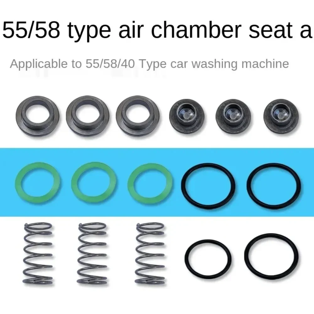 Kit de réparation de pièces vulnérables pour nettoyeur haute pression commercial 55/58/40, comprenant joints d'étanchéité et accessoires d'étanchéité