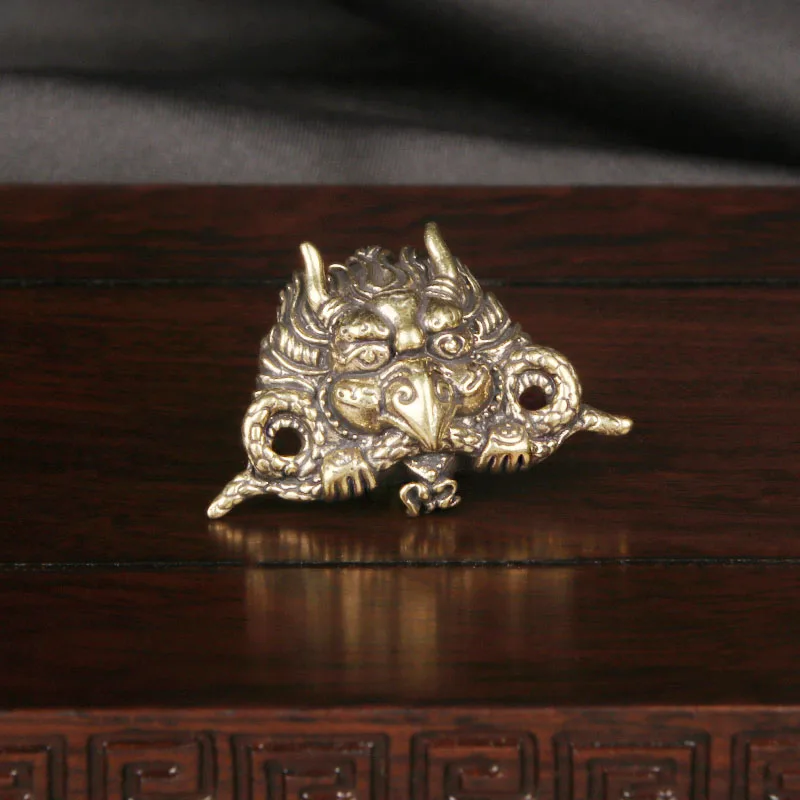 Vintage Brass Garuda Concho, Gold Winged Roc Tibetan Style Leather Craft Decorative Button DIY Wallet Belt Hardware Accessories