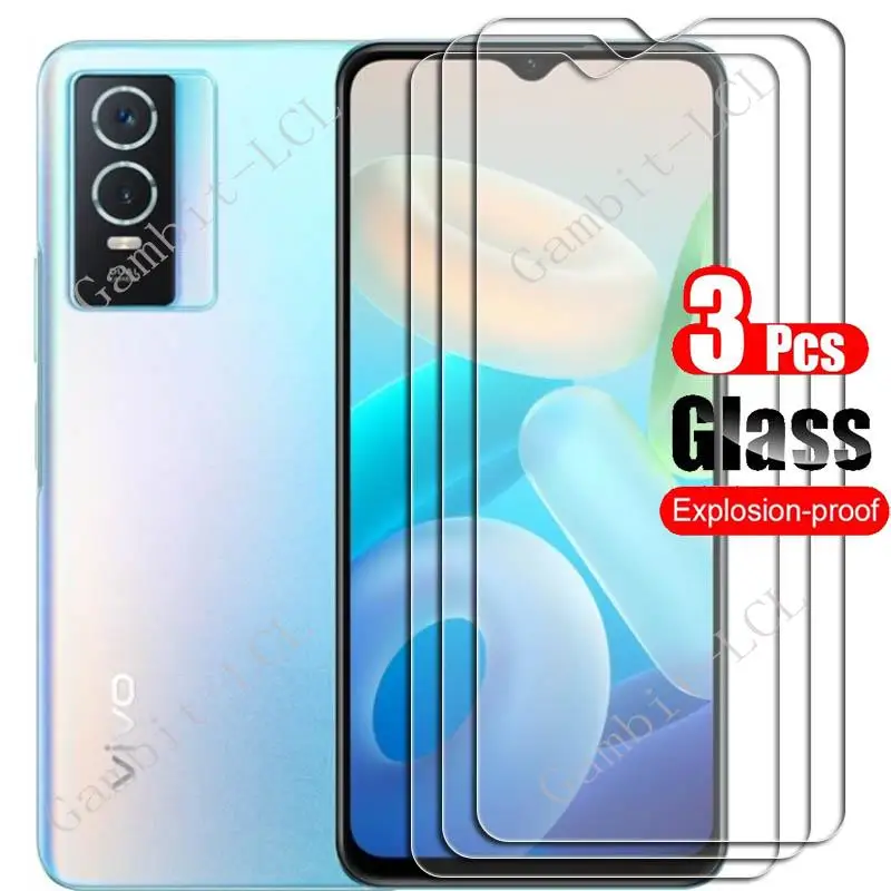 3PCS Tempered Glass For Vivo Y76 5G 6.58