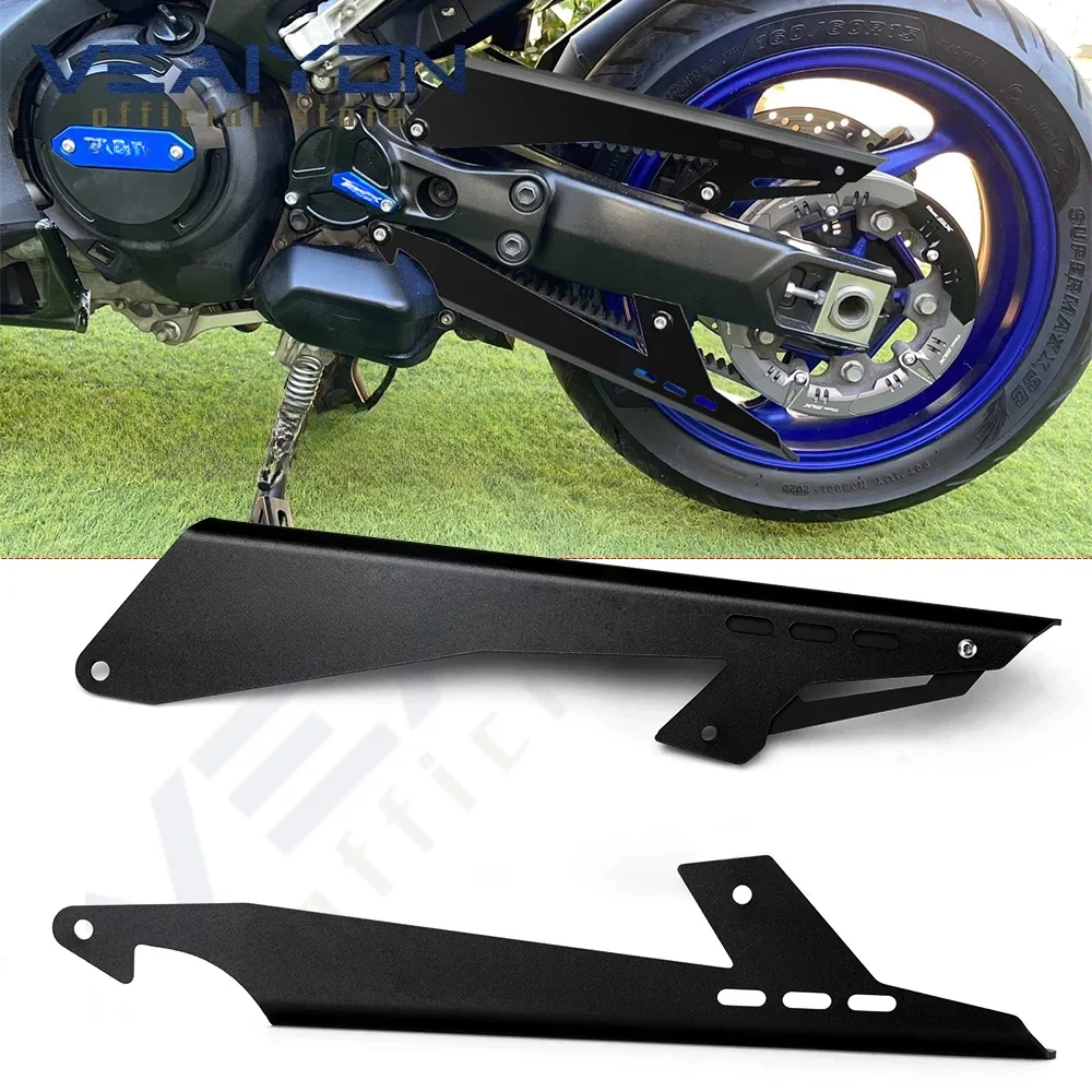 

For Yamaha TECHMAX TMAX T-MAX 530 TMAX560 Motorcycle Chain Guard Mud Cover Panel Cowl Protector motorcycle accessories