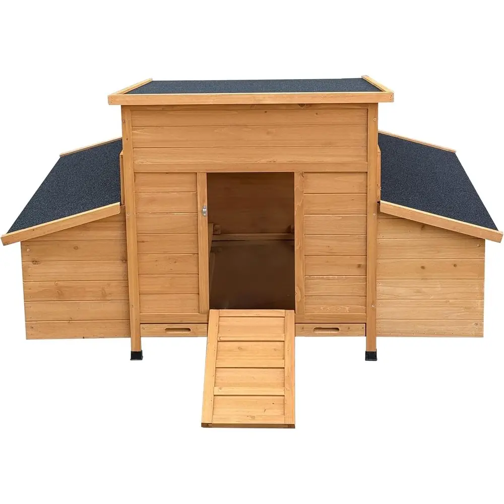 

Экологичный загон для кур на заднем дворе