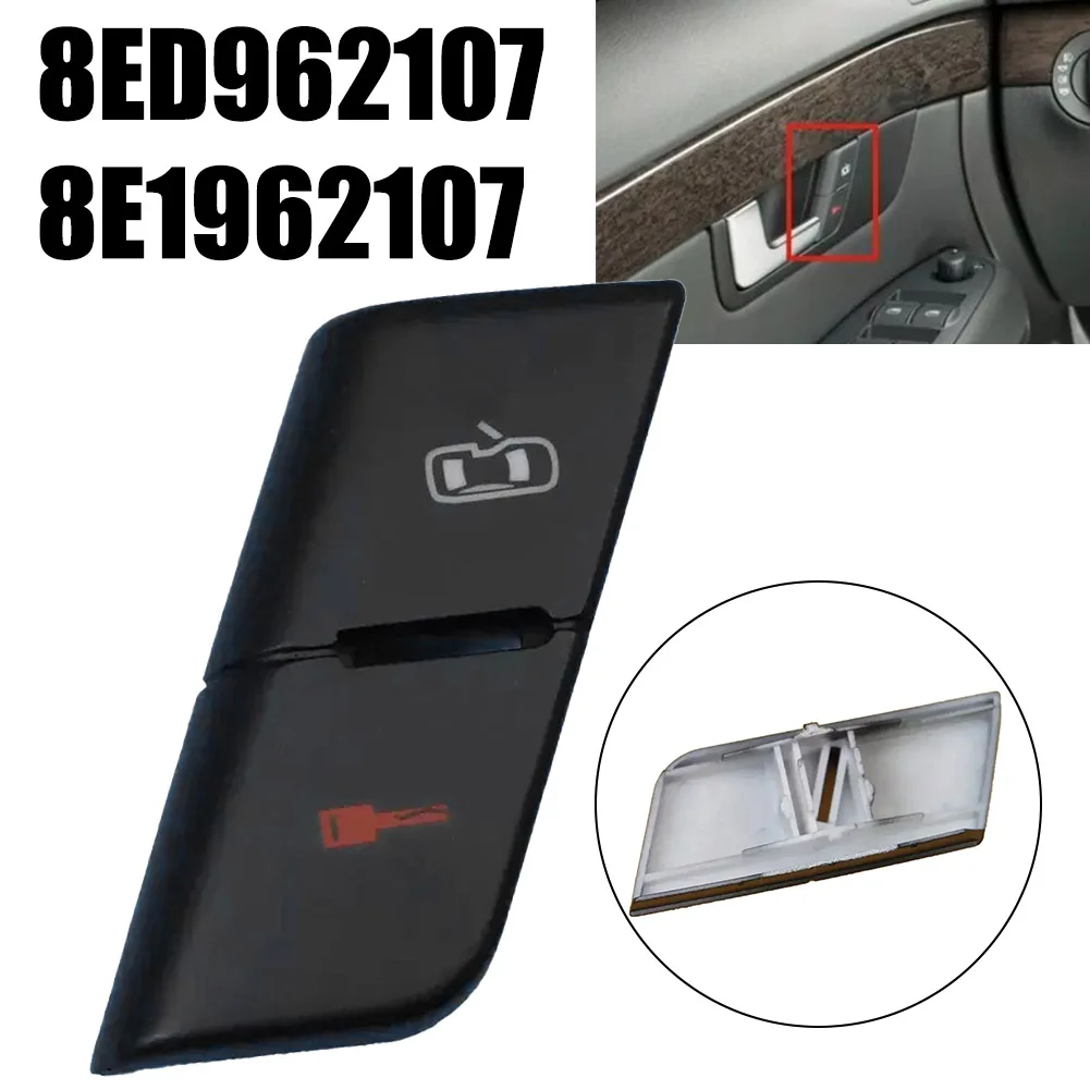 Central Lock Button Door Lock Switch Cover Car Interior Replacement Easy Installation High Reliability OEM Part Number 8ED962107 Central Lock Button Door Lock Switch Cover Car Interior Replacement Easy Installation High Reliability OEM Part Number 8ED962107